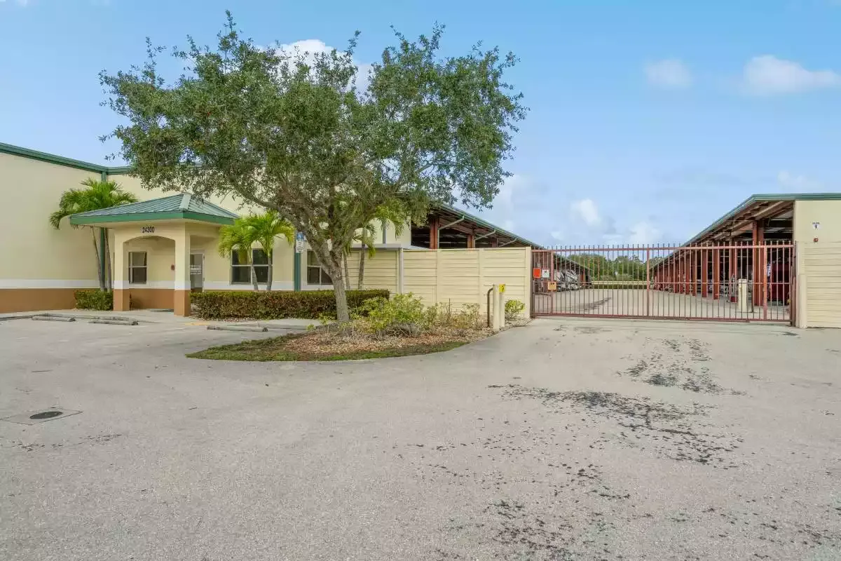 Front office with gate in Bonita Springs.