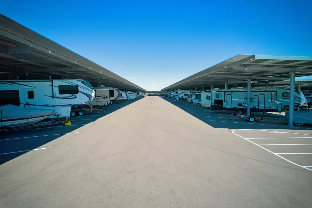 Honey Bee RV covered RV parking