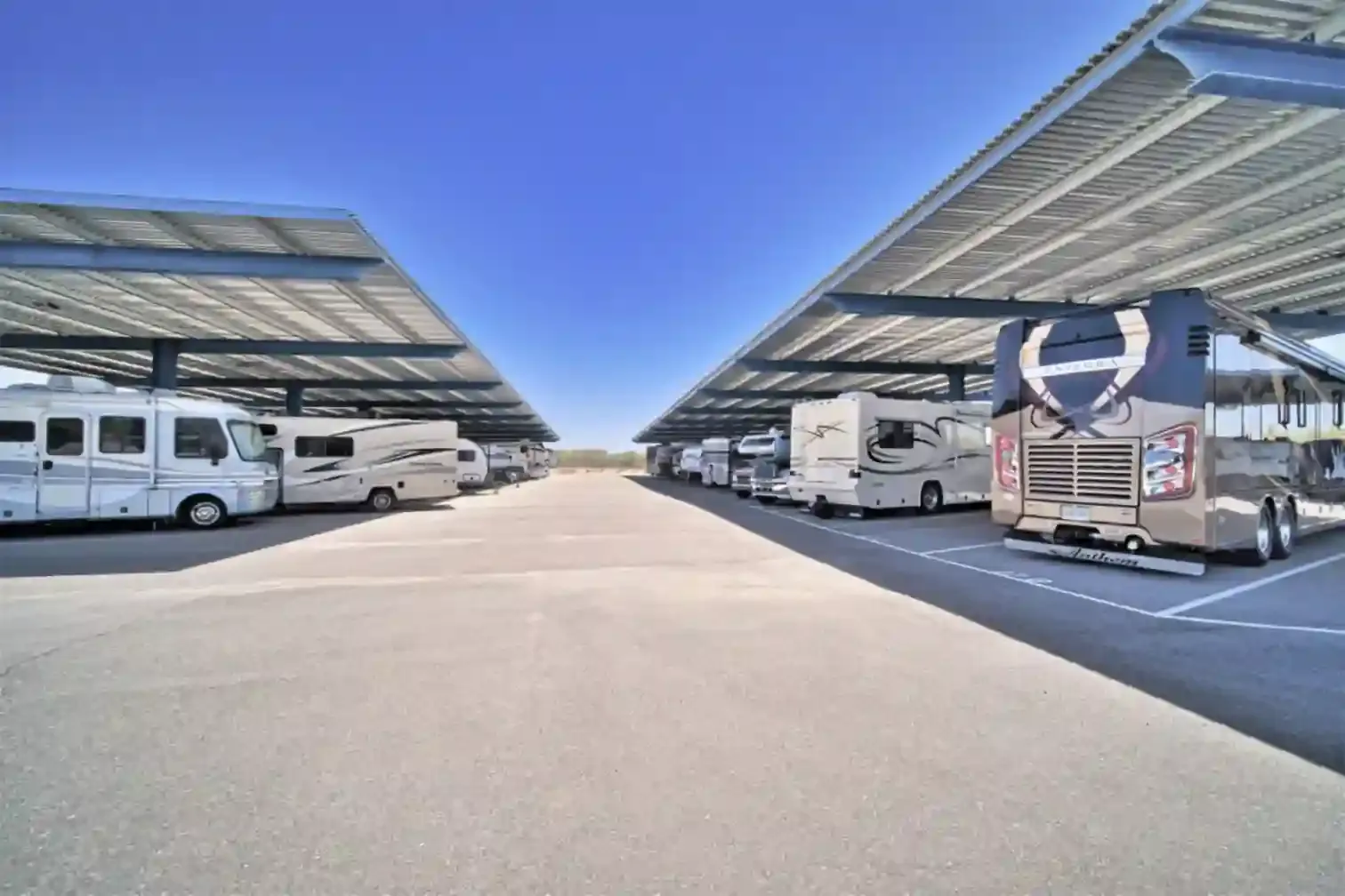 Honey Bee RV 9070 E. Old Vail Road covered parking