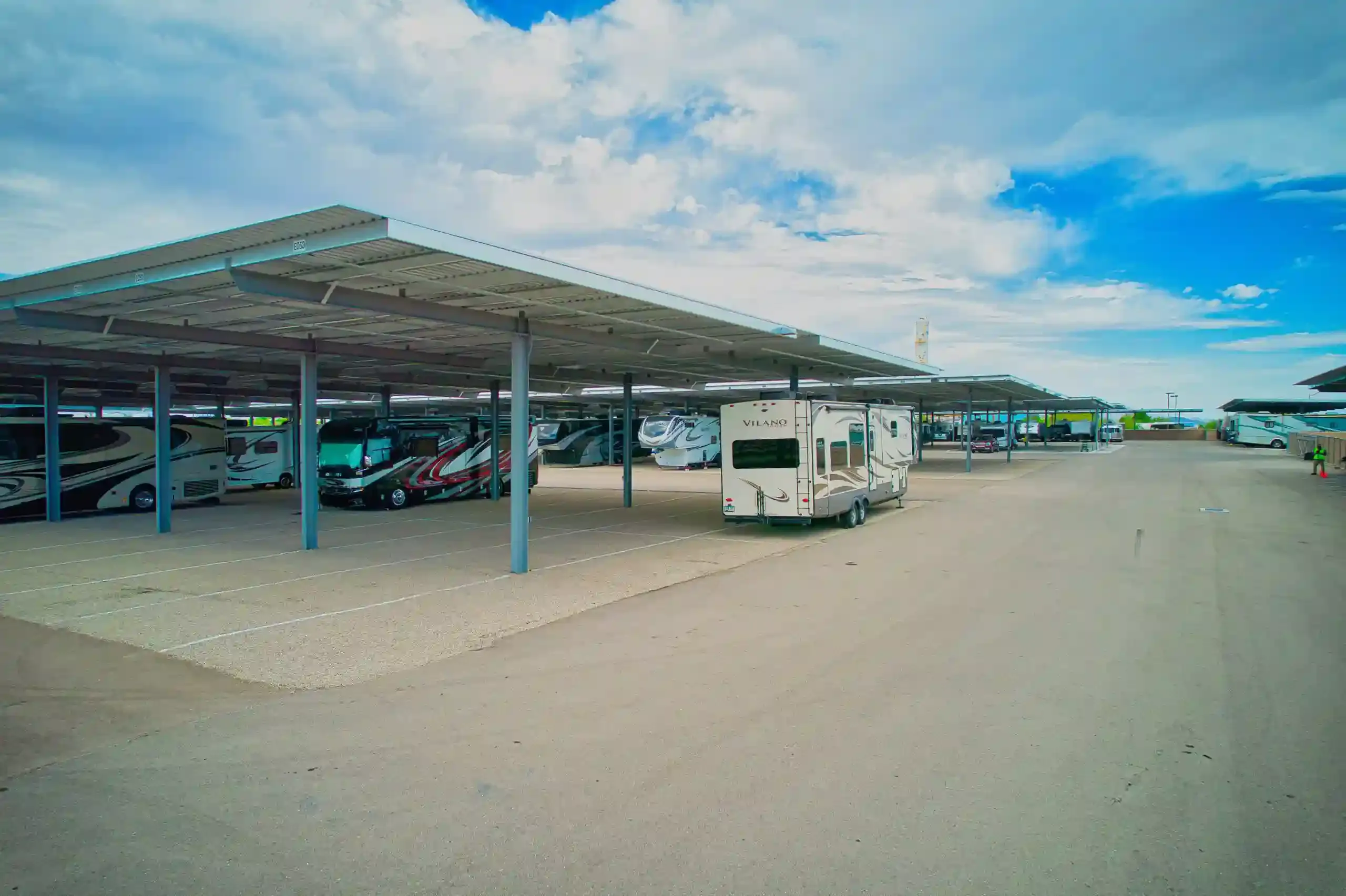 Honey Bee RV at 8800 E. Old Vail Road covered RV and Boat parking